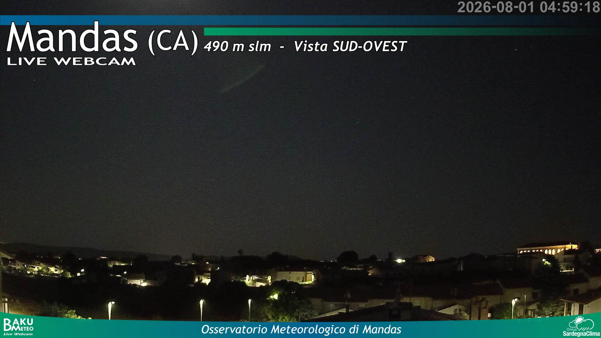 time-lapse frame, Mandas webcam
