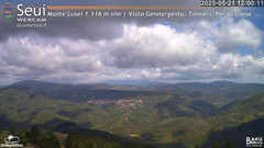 view from Monte Lusei Panoramica on 2025-05-21