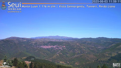view from Monte Lusei Panoramica on 2025-06-03