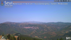 view from Monte Lusei Panoramica on 2025-06-14