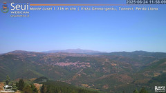 view from Monte Lusei Panoramica on 2025-06-24