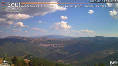 view from Monte Lusei Panoramica on 2025-07-01