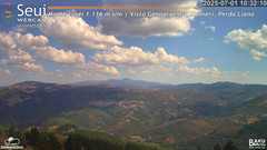 view from Monte Lusei Panoramica on 2025-07-01