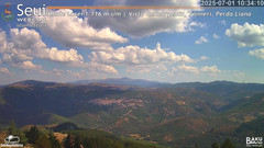 view from Monte Lusei Panoramica on 2025-07-01
