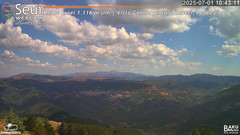 view from Monte Lusei Panoramica on 2025-07-01