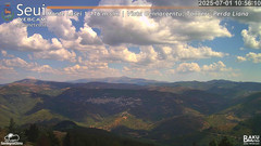 view from Monte Lusei Panoramica on 2025-07-01