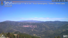 view from Monte Lusei Panoramica on 2026-04-20