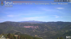 view from Monte Lusei Panoramica on 2026-04-22