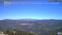 view from Monte Lusei Panoramica on 2026-04-24