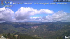 view from Monte Lusei Panoramica on 2026-05-14