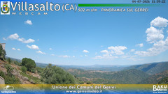 view from Villasalto on 2026-07-04