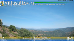 view from Villasalto on 2026-07-06