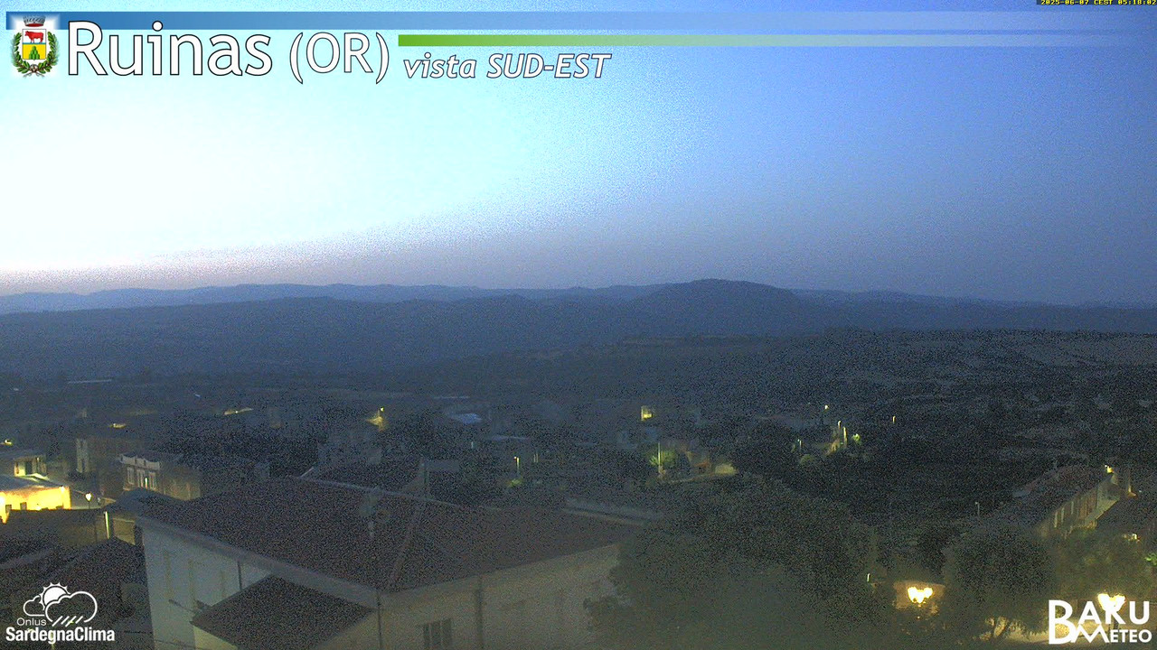 time-lapse frame, Ruinas SE webcam