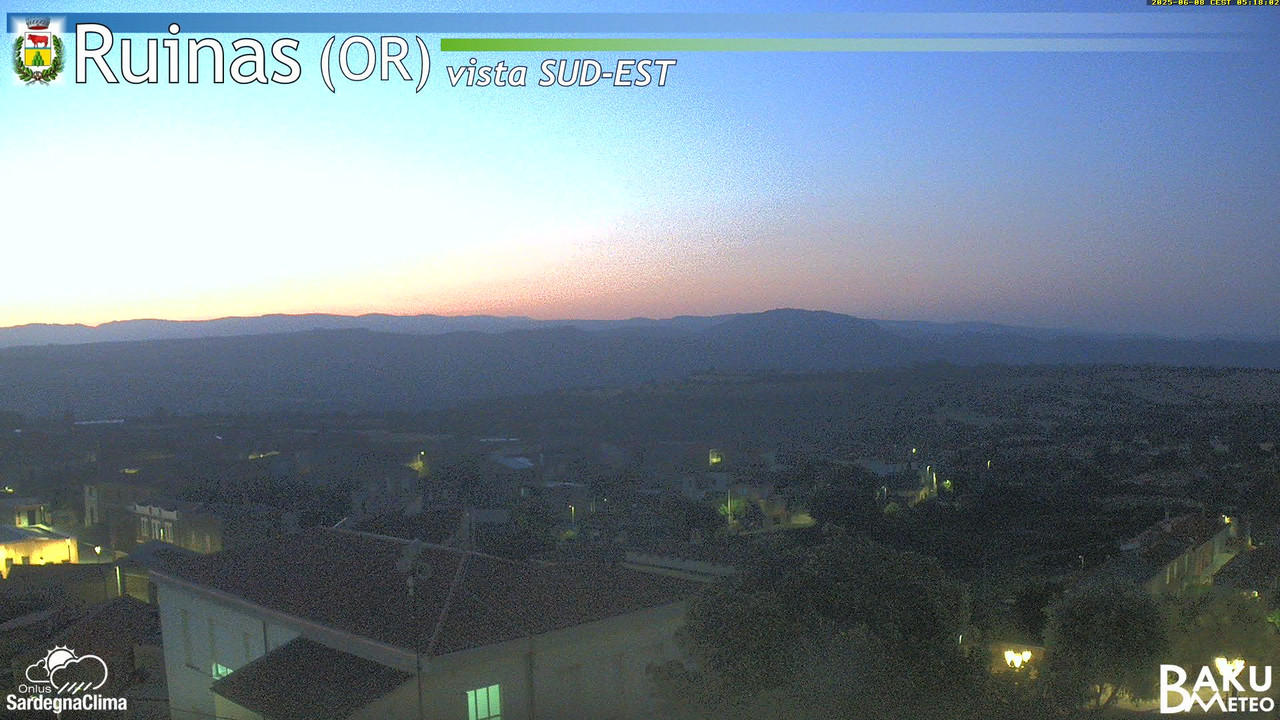 time-lapse frame, Ruinas SE webcam