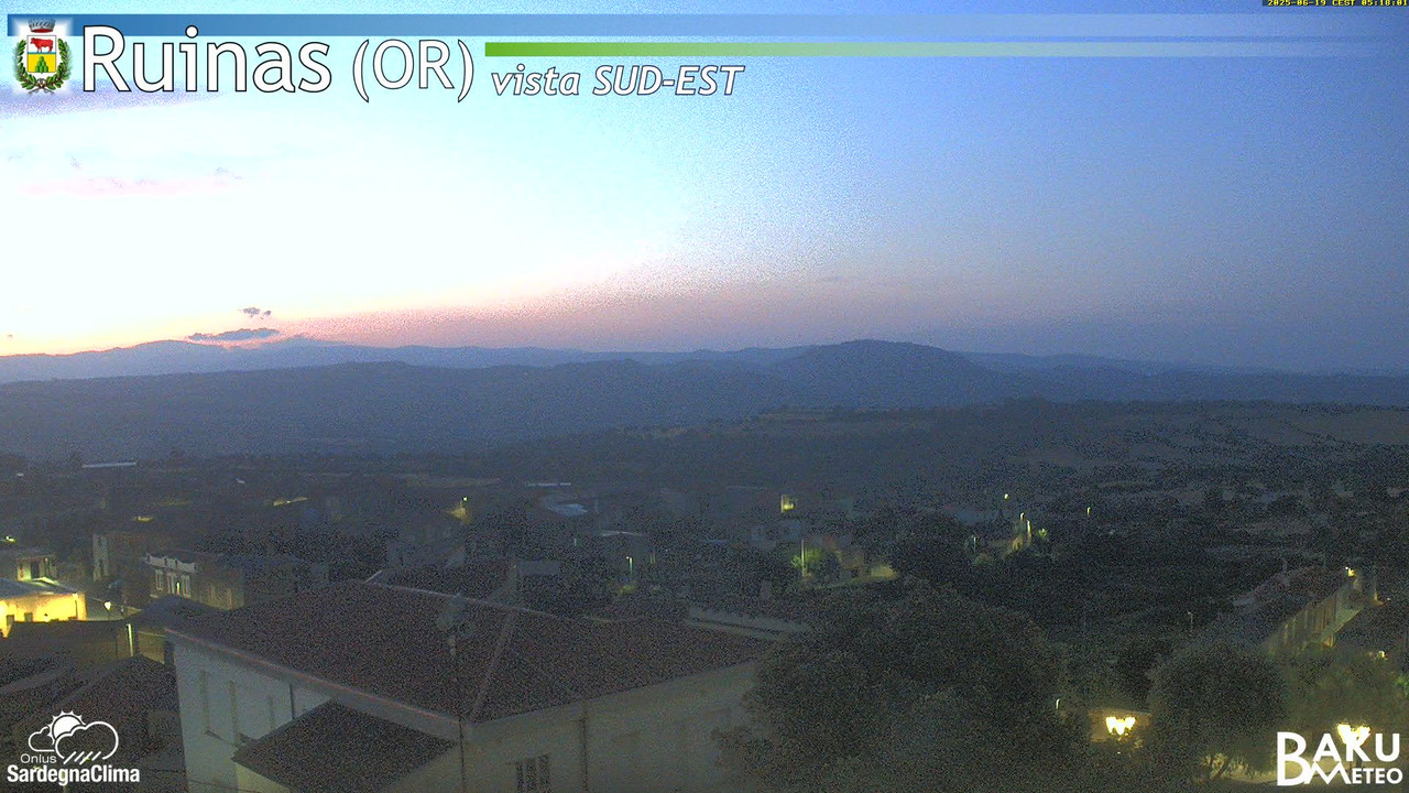 time-lapse frame, Ruinas SE webcam