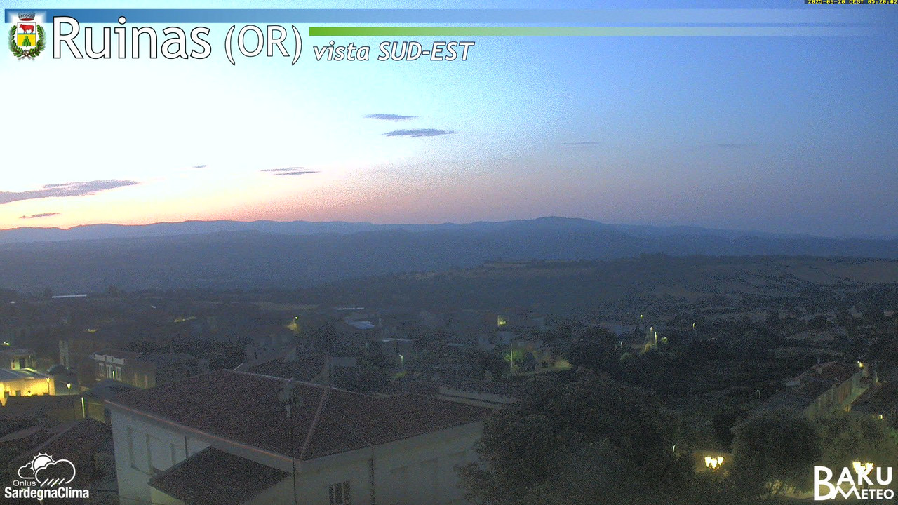 time-lapse frame, Ruinas SE webcam