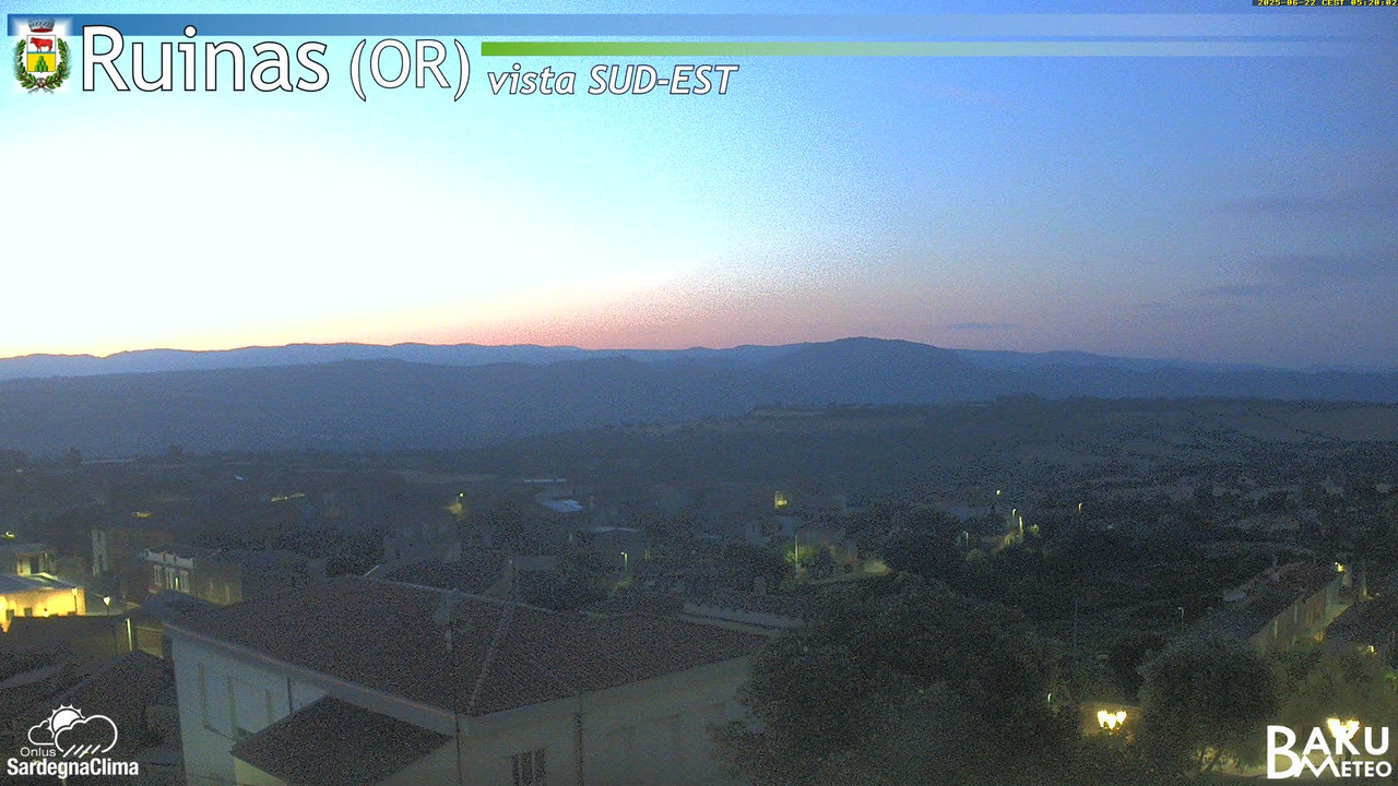time-lapse frame, Ruinas SE webcam