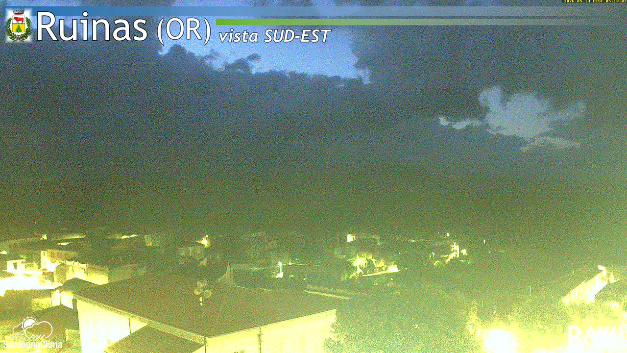 time-lapse frame, Ruinas SE webcam