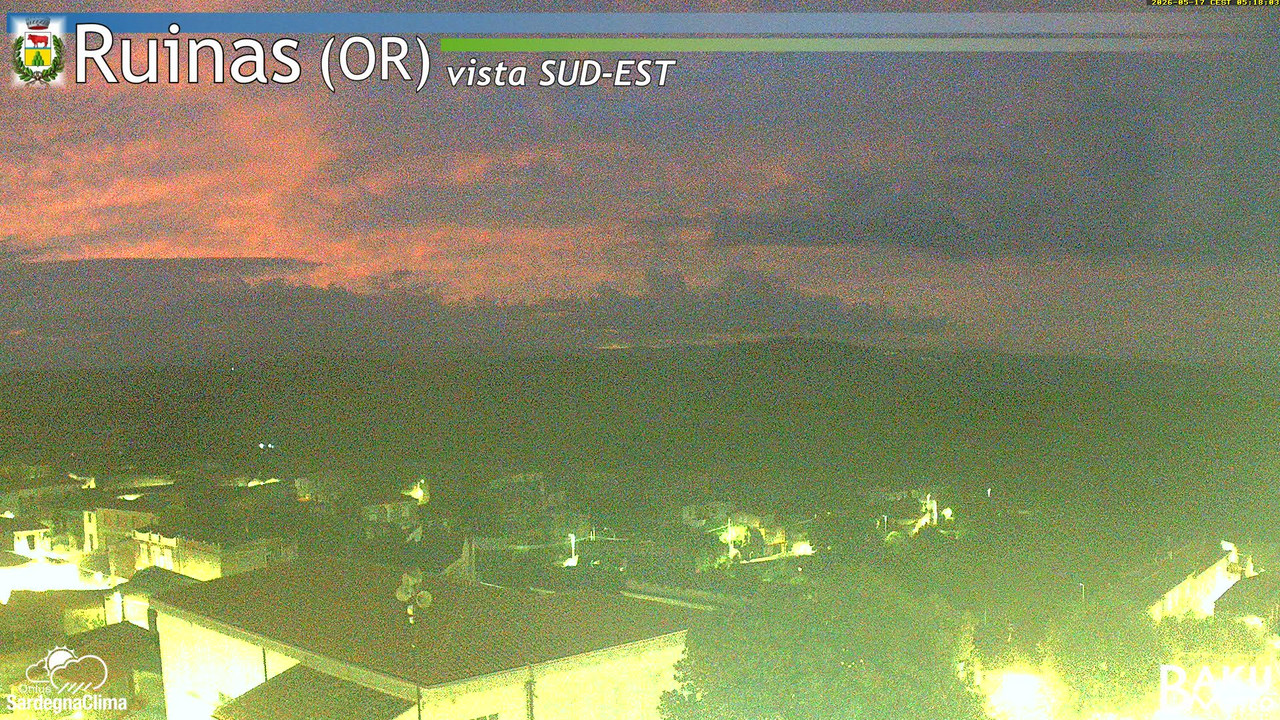 time-lapse frame, Ruinas SE webcam