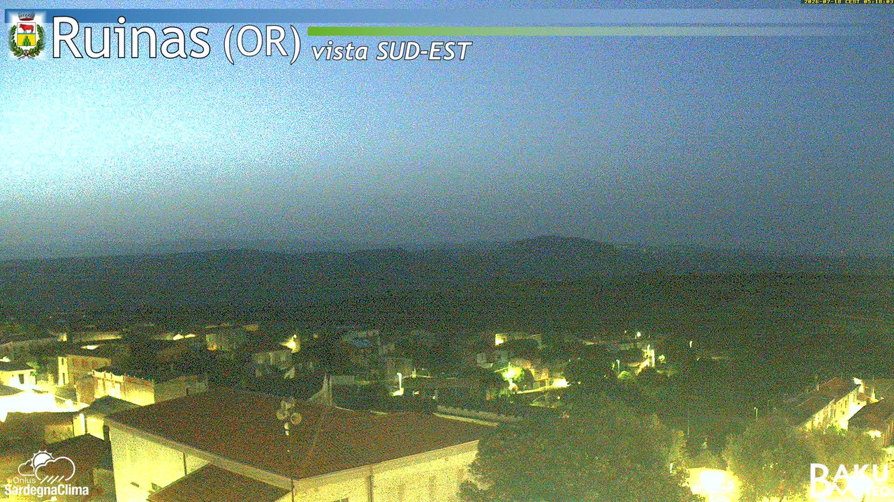 time-lapse frame, Ruinas SE webcam