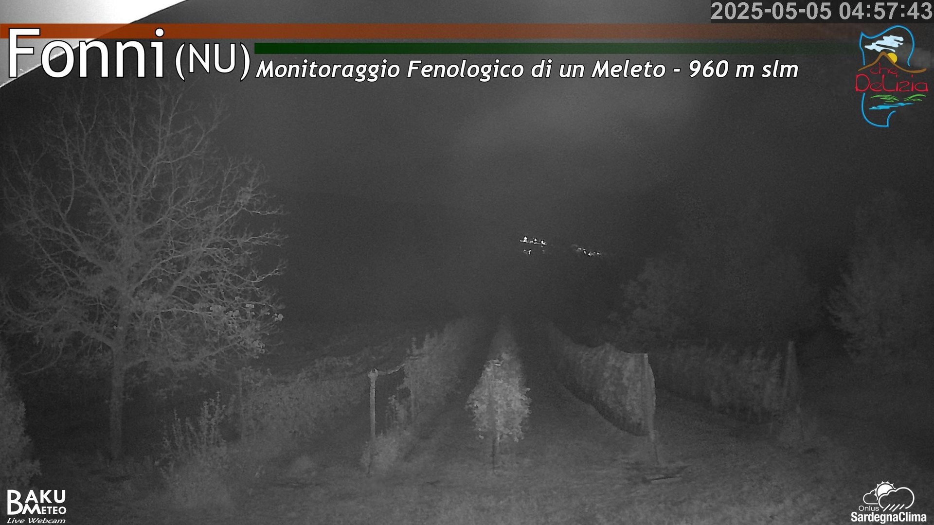 time-lapse frame, Fonni Meleto webcam