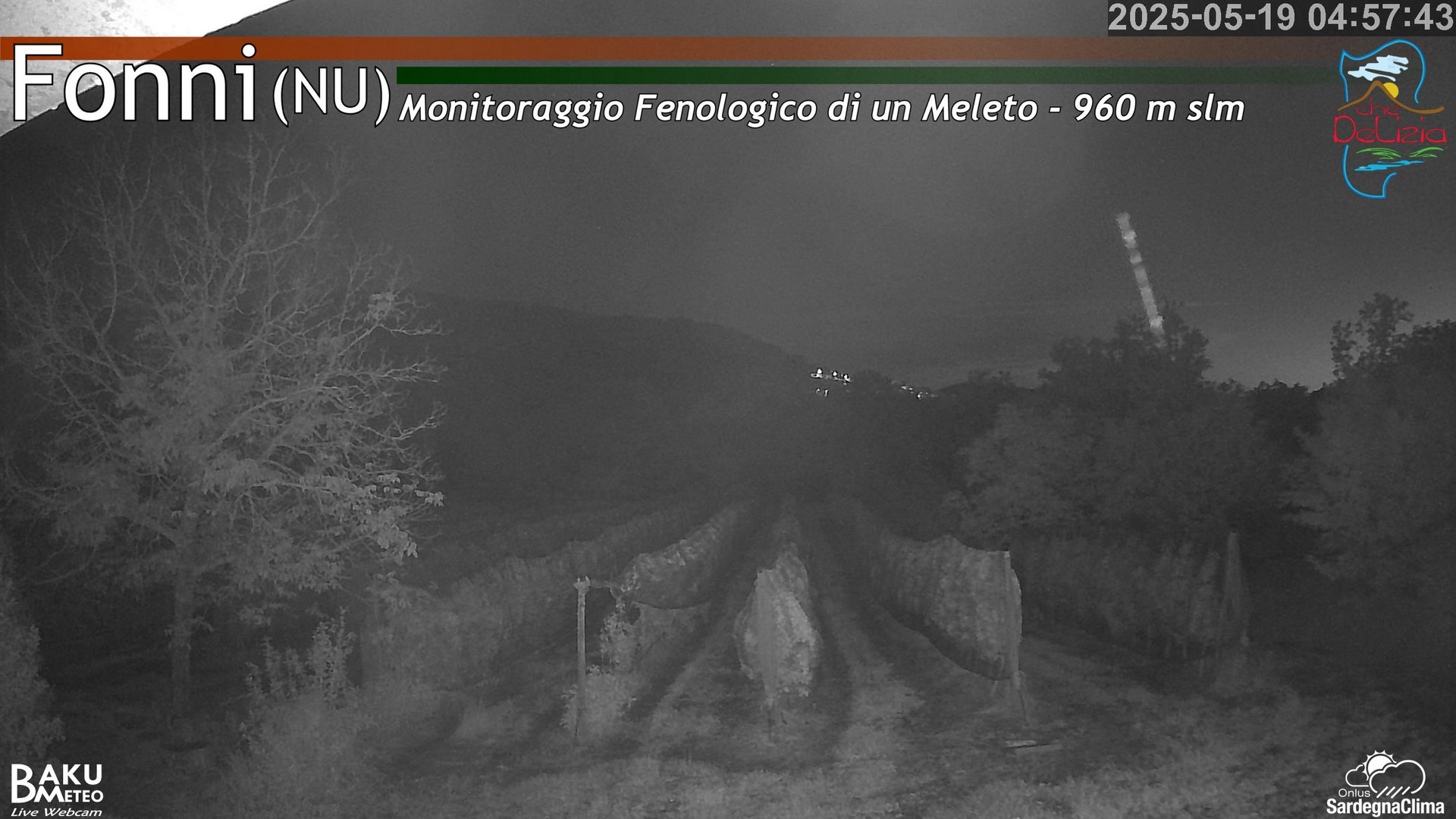 time-lapse frame, Fonni Meleto webcam