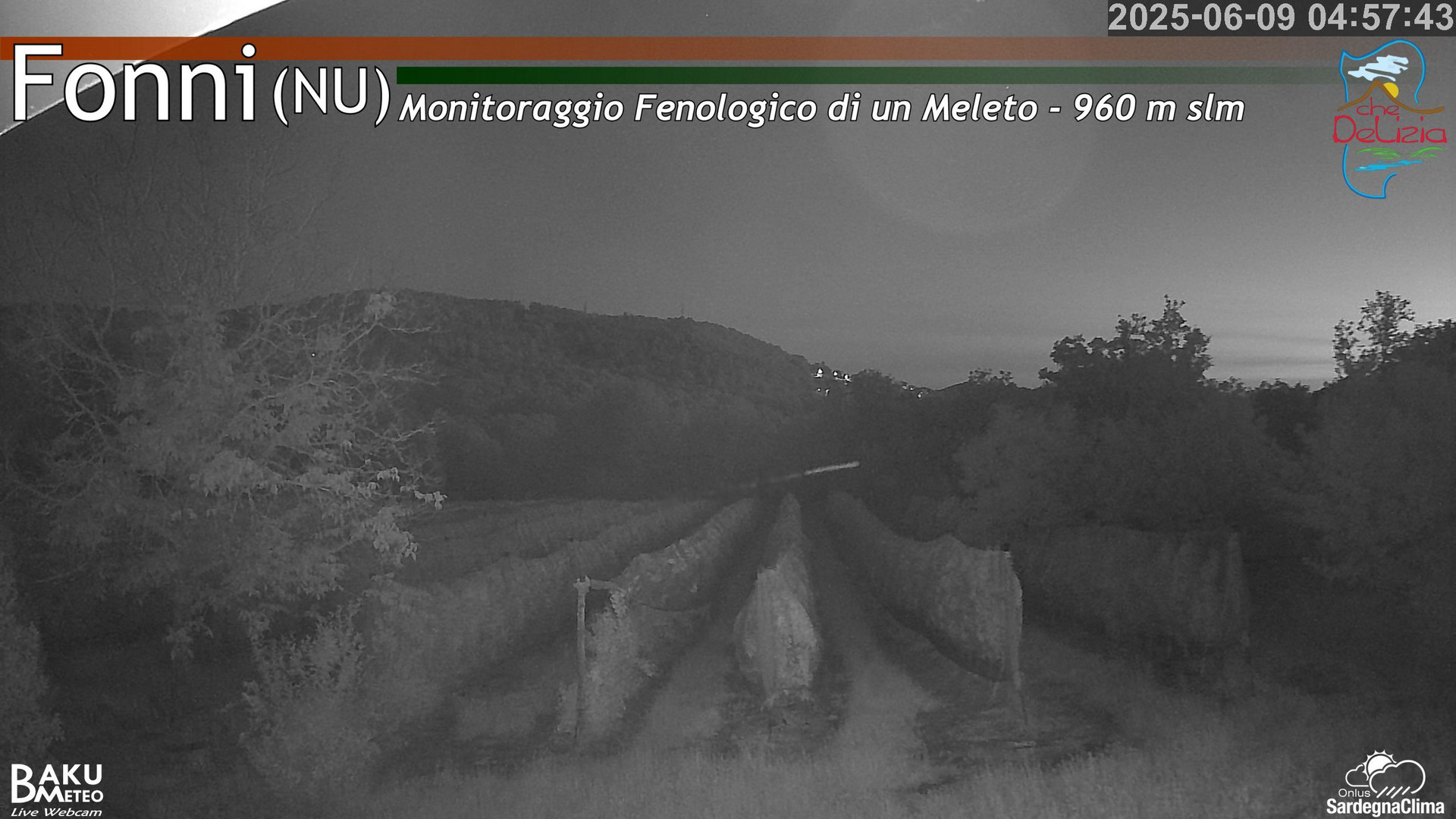 time-lapse frame, Fonni Meleto webcam