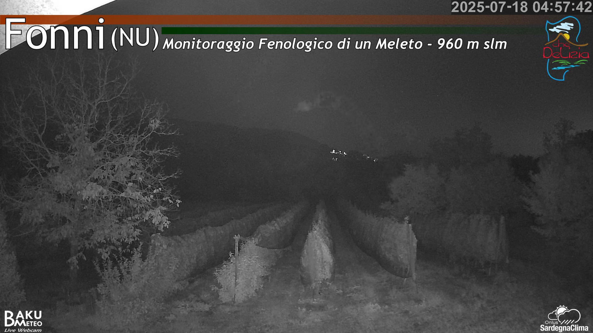 time-lapse frame, Fonni Meleto webcam
