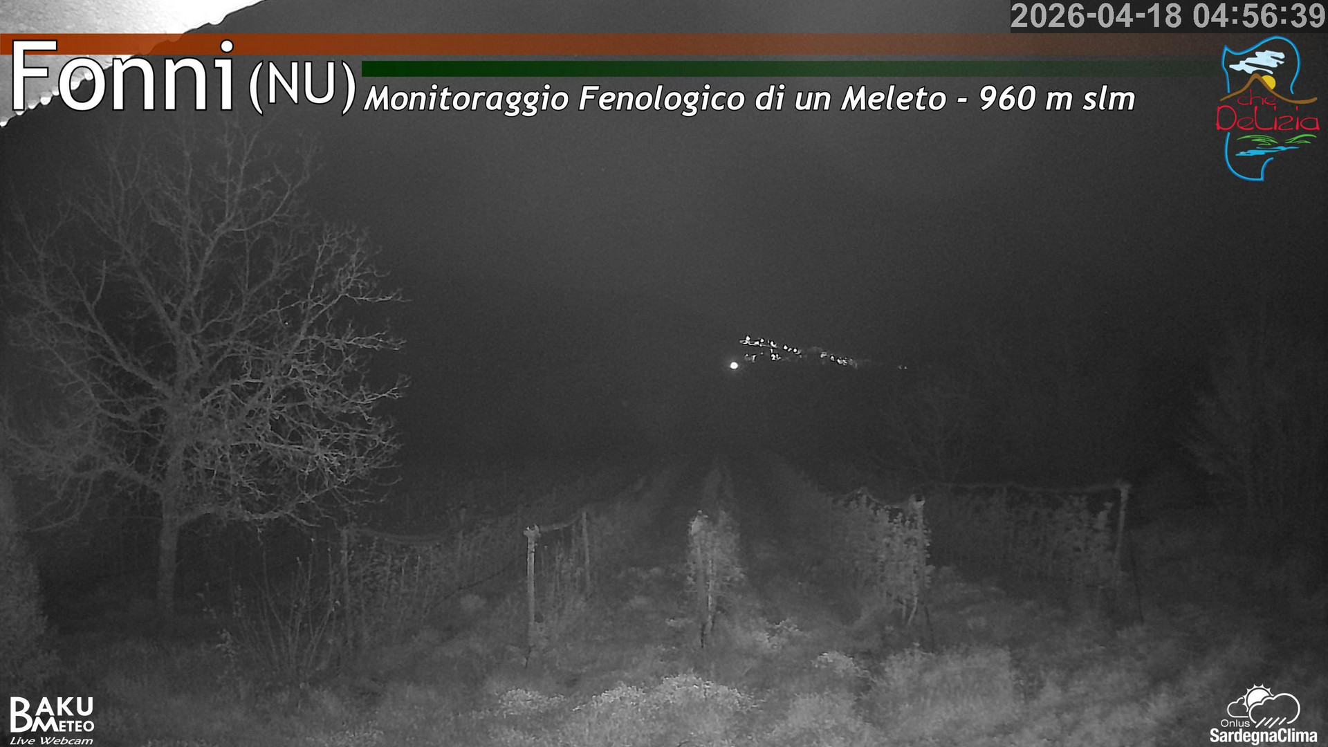 time-lapse frame, Fonni Meleto webcam
