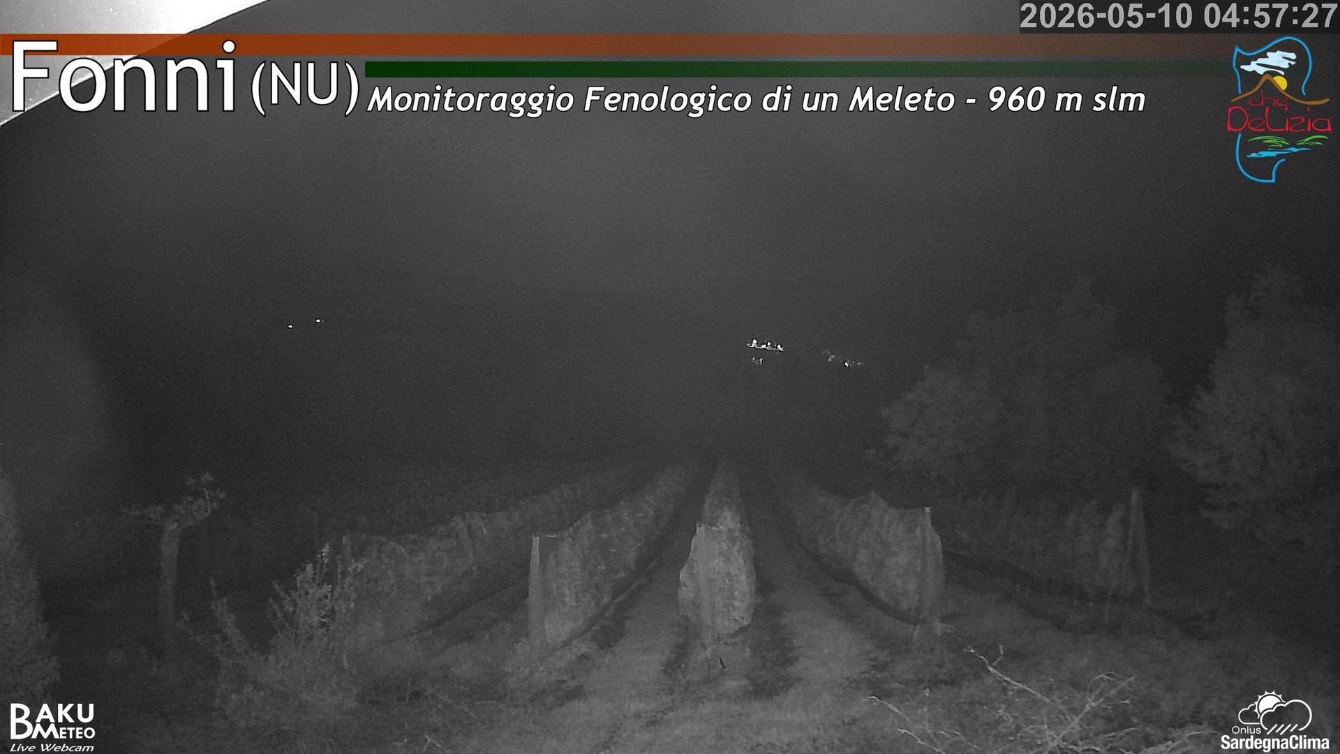 time-lapse frame, Fonni Meleto webcam