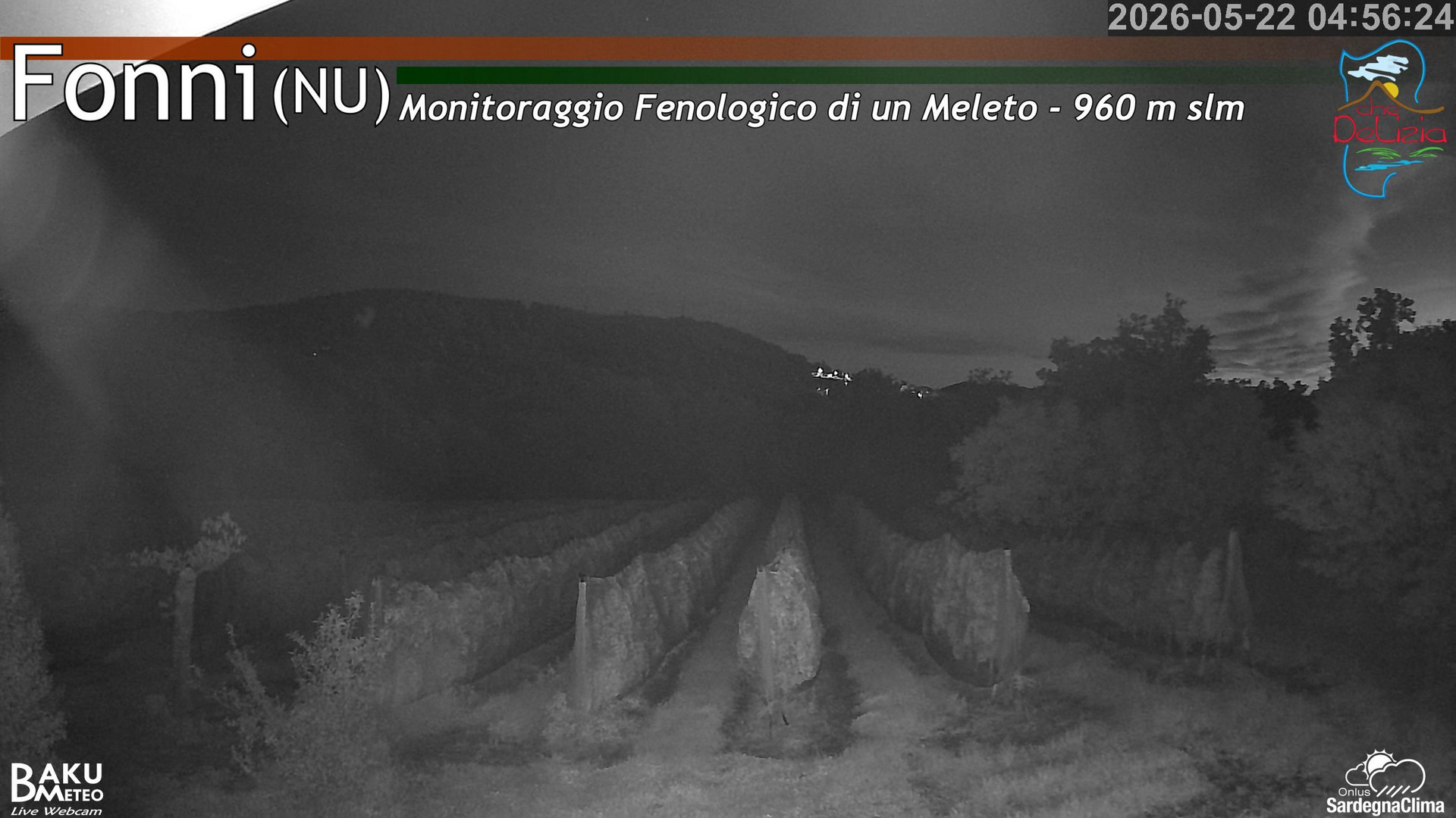 time-lapse frame, Fonni Meleto webcam