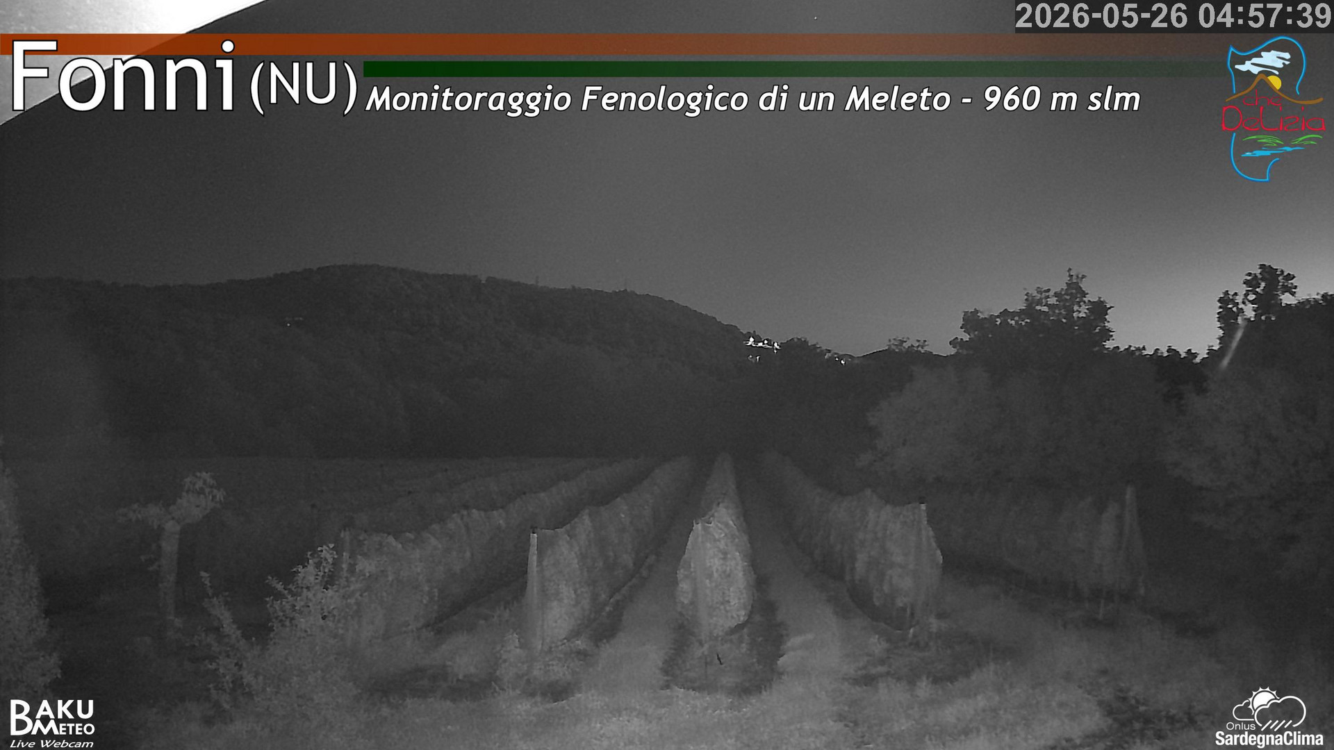 time-lapse frame, Fonni Meleto webcam