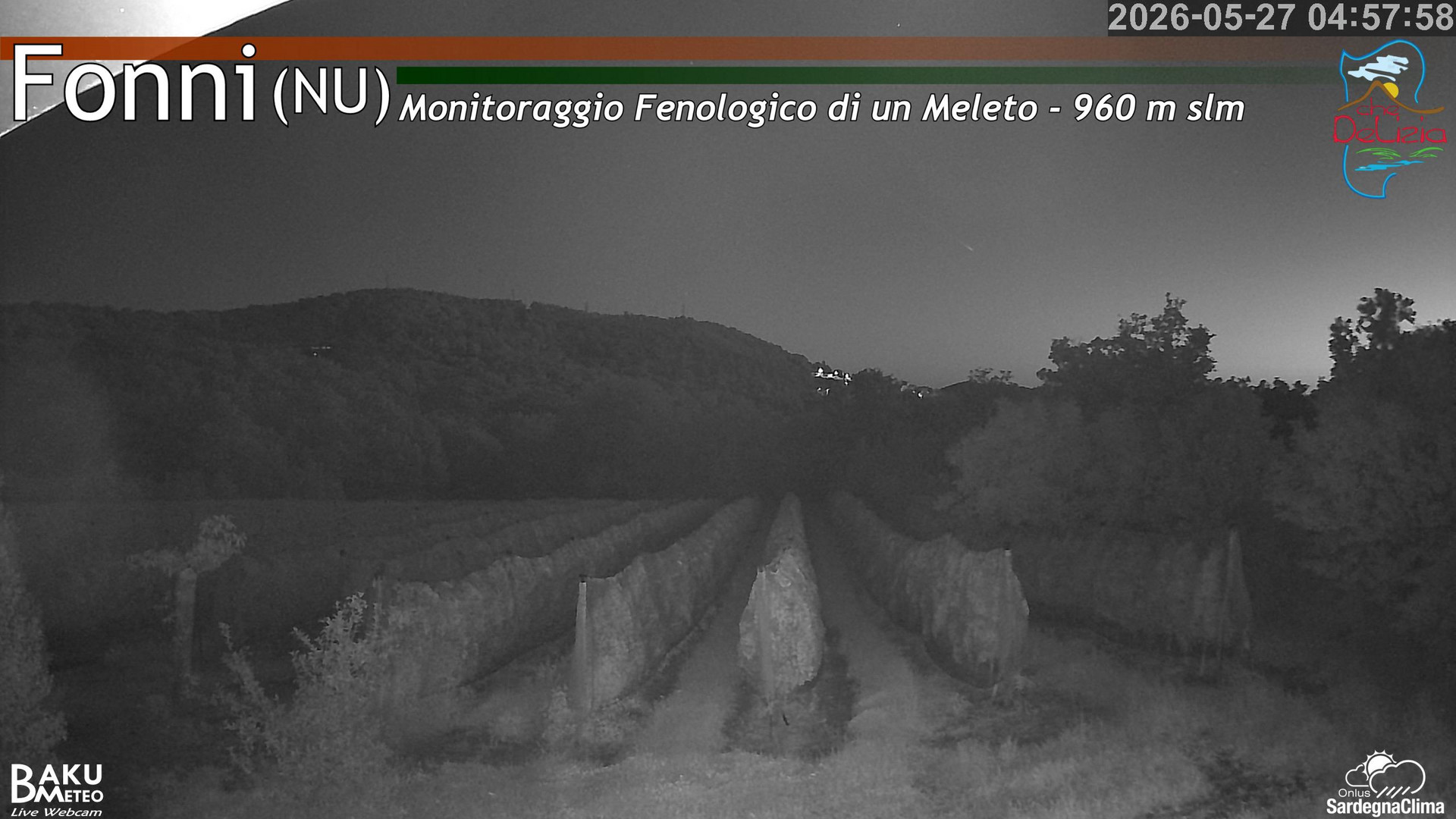 time-lapse frame, Fonni Meleto webcam