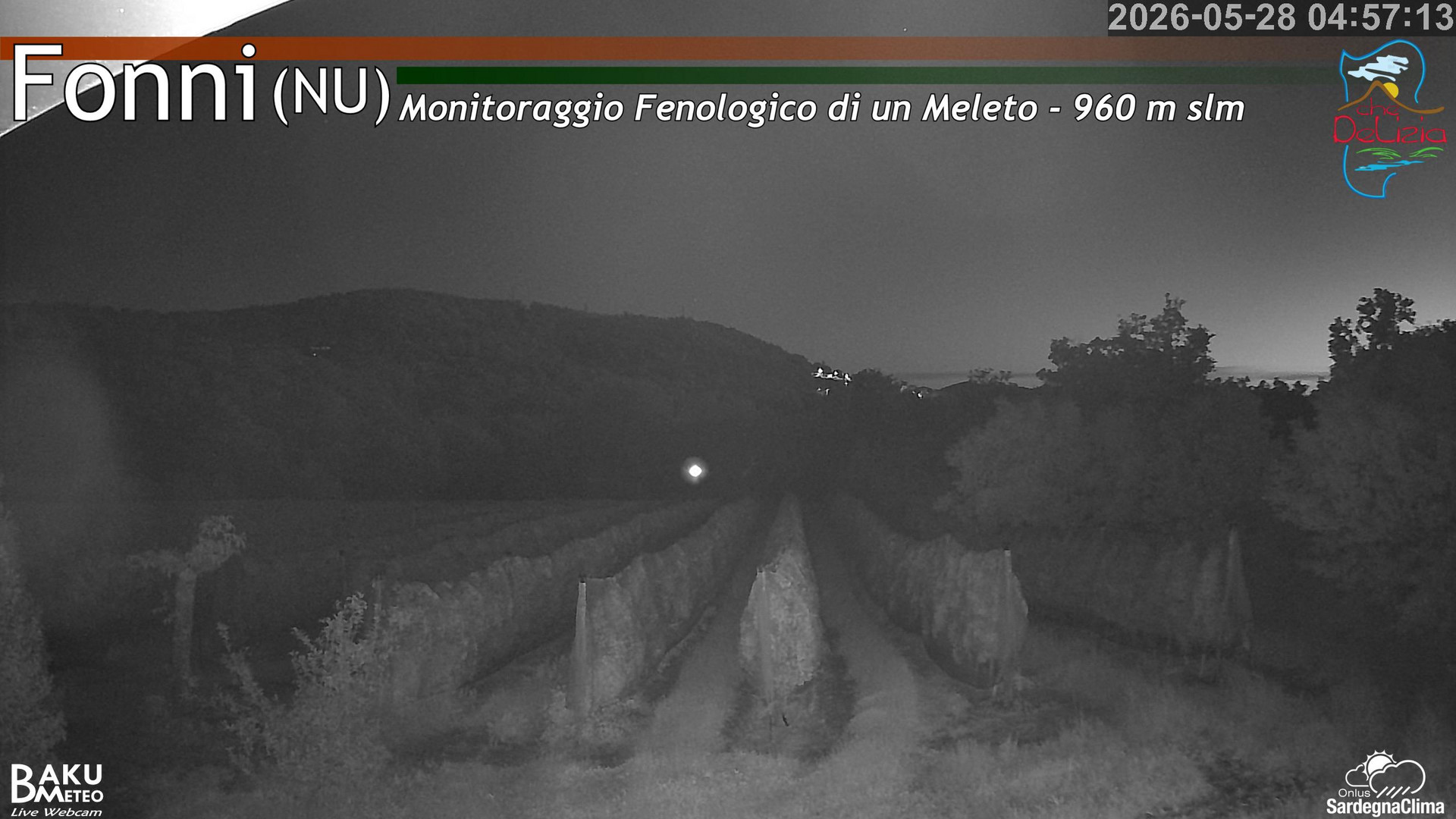 time-lapse frame, Fonni Meleto webcam
