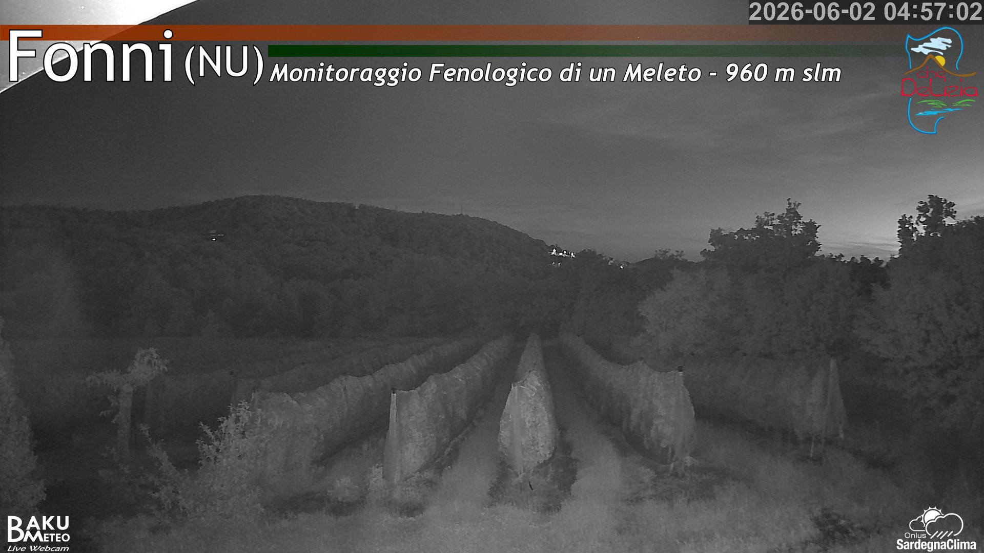 time-lapse frame, Fonni Meleto webcam