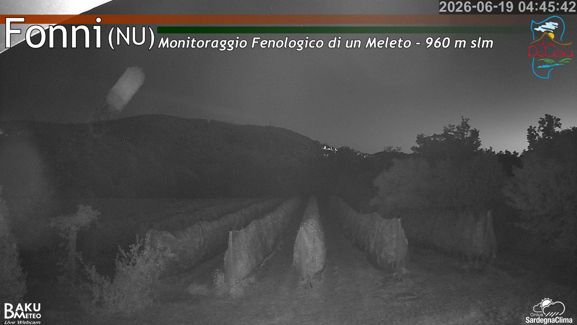 time-lapse frame, Fonni Meleto webcam