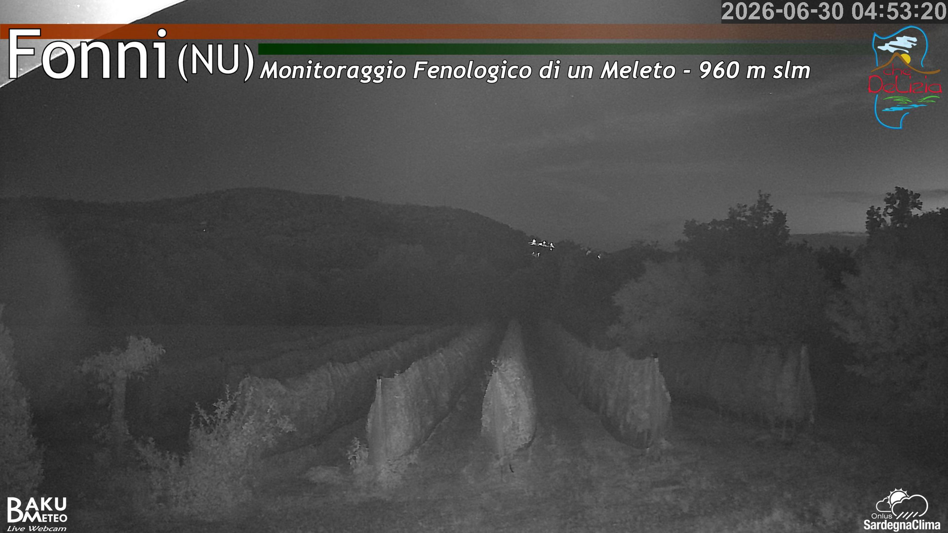 time-lapse frame, Fonni Meleto webcam