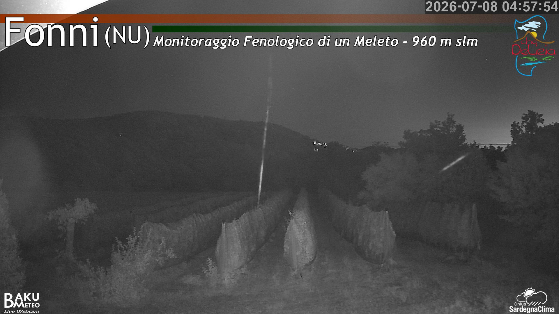 time-lapse frame, Fonni Meleto webcam
