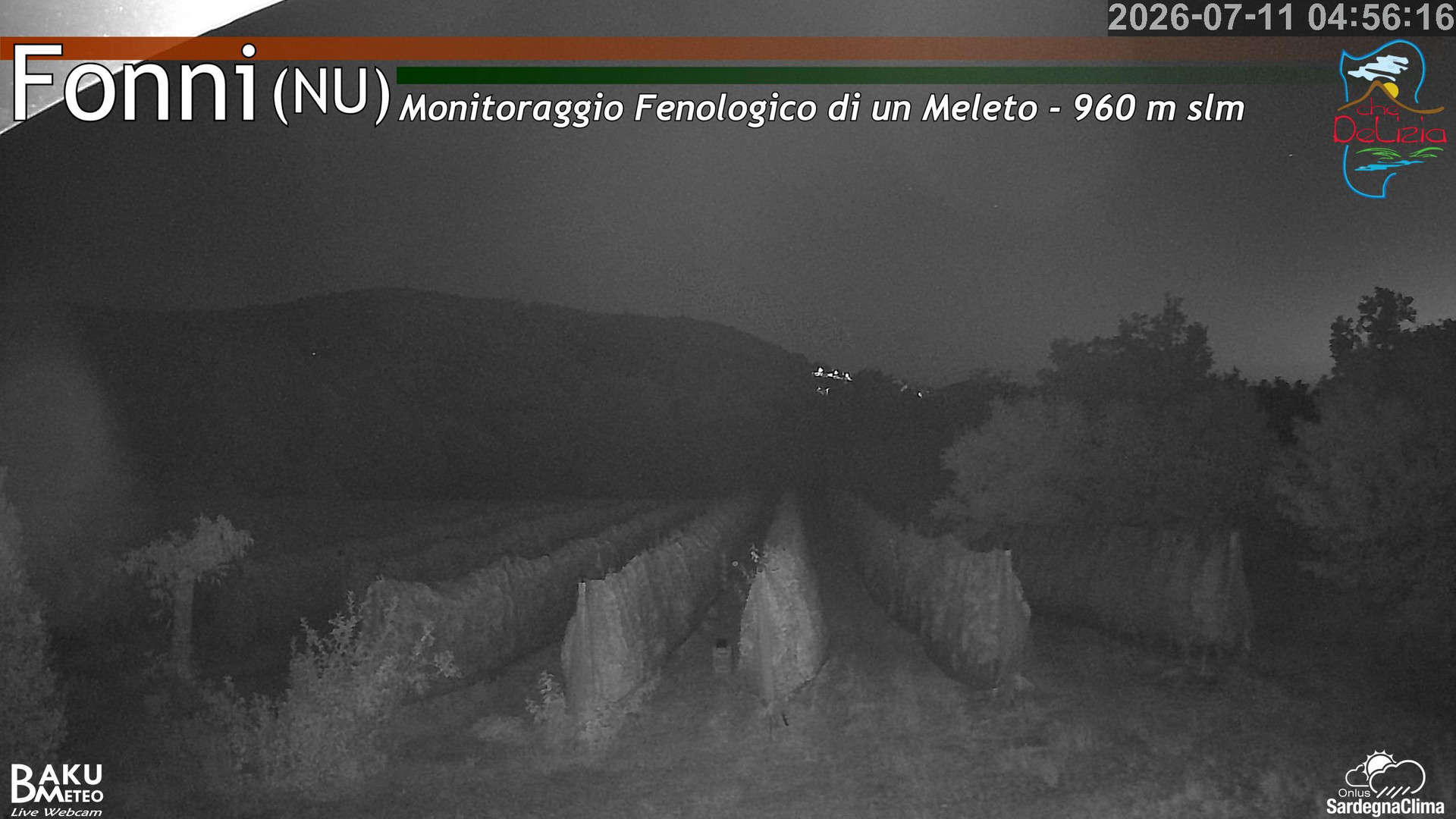 time-lapse frame, Fonni Meleto webcam
