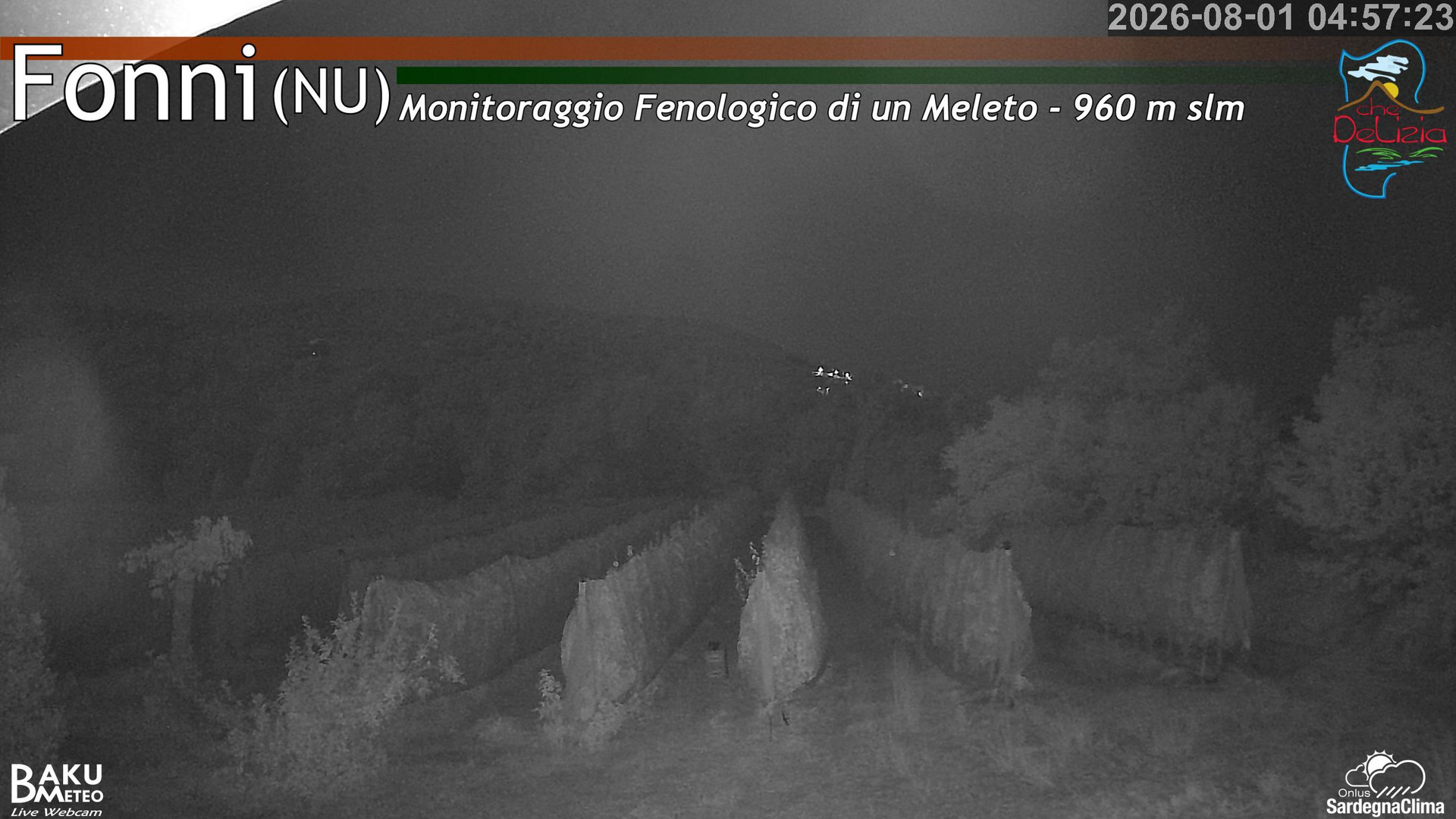 time-lapse frame, Fonni Meleto webcam