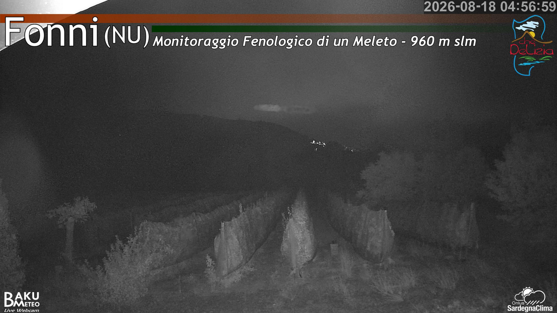 time-lapse frame, Fonni Meleto webcam