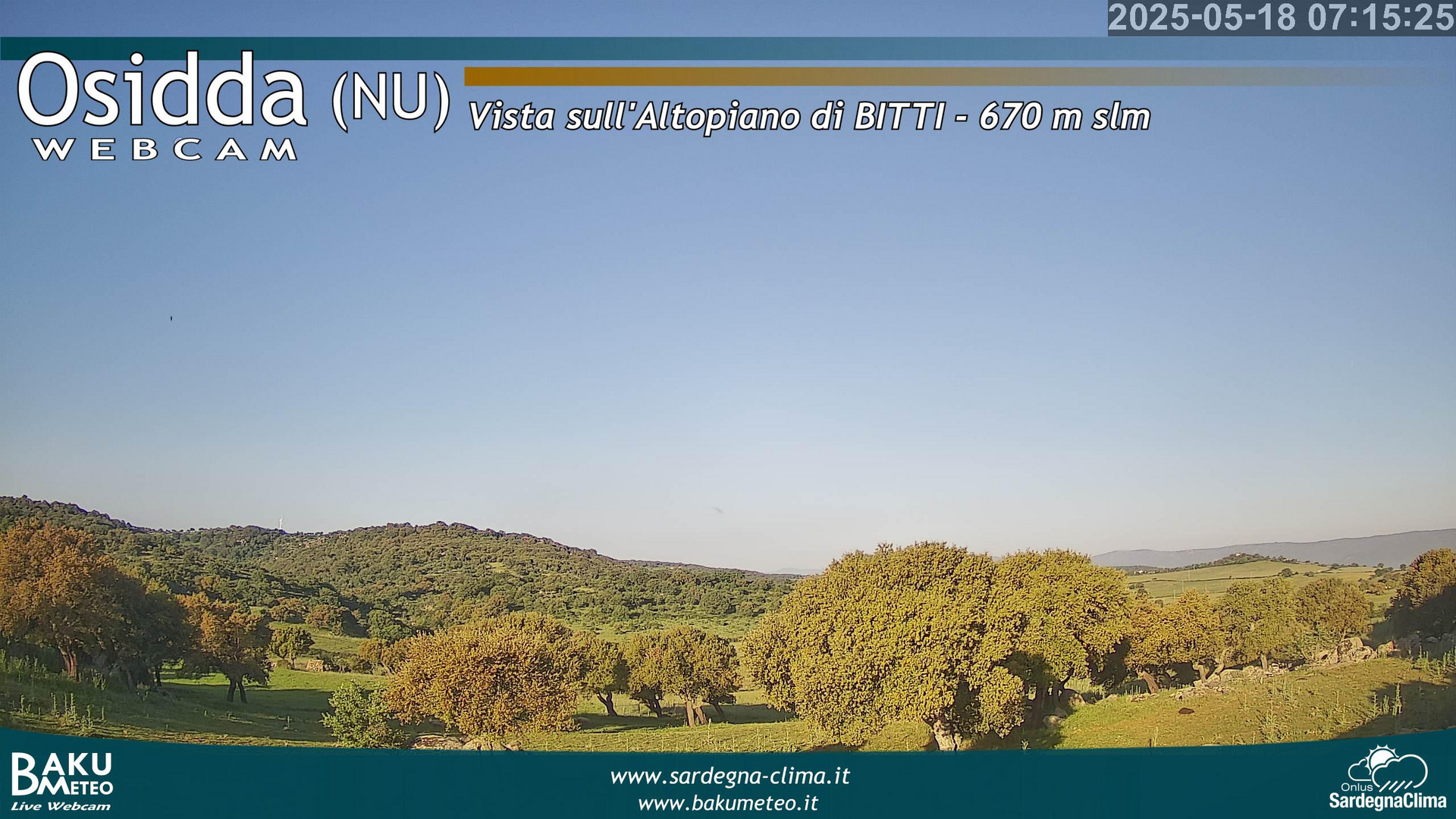 time-lapse frame, Osidda webcam
