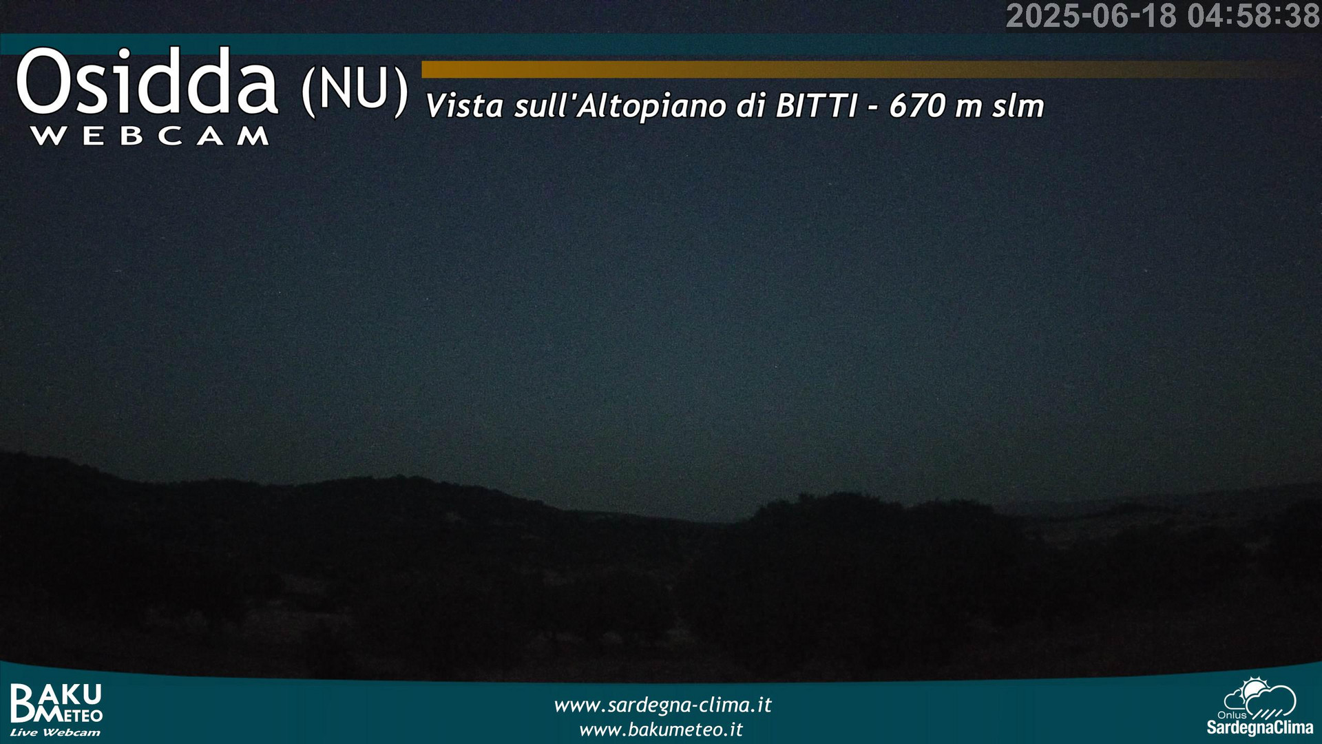 time-lapse frame, Osidda webcam