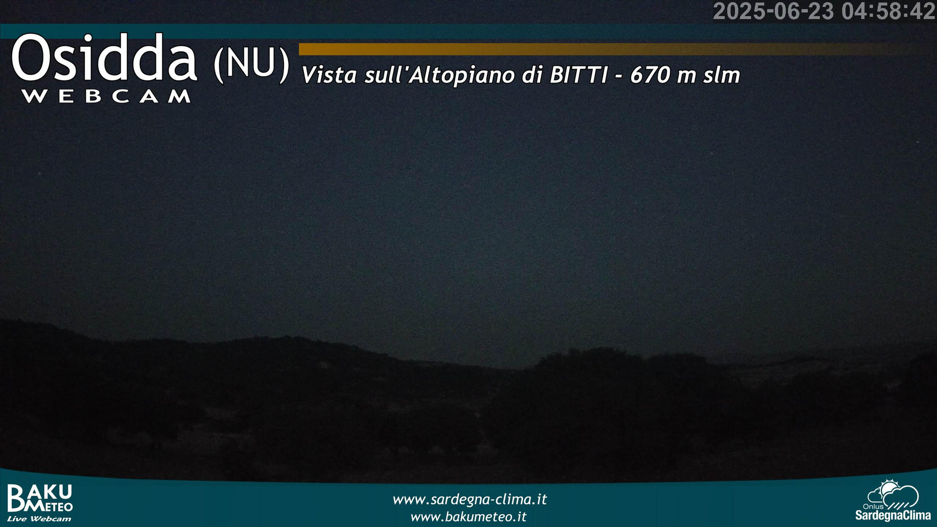 time-lapse frame, Osidda webcam