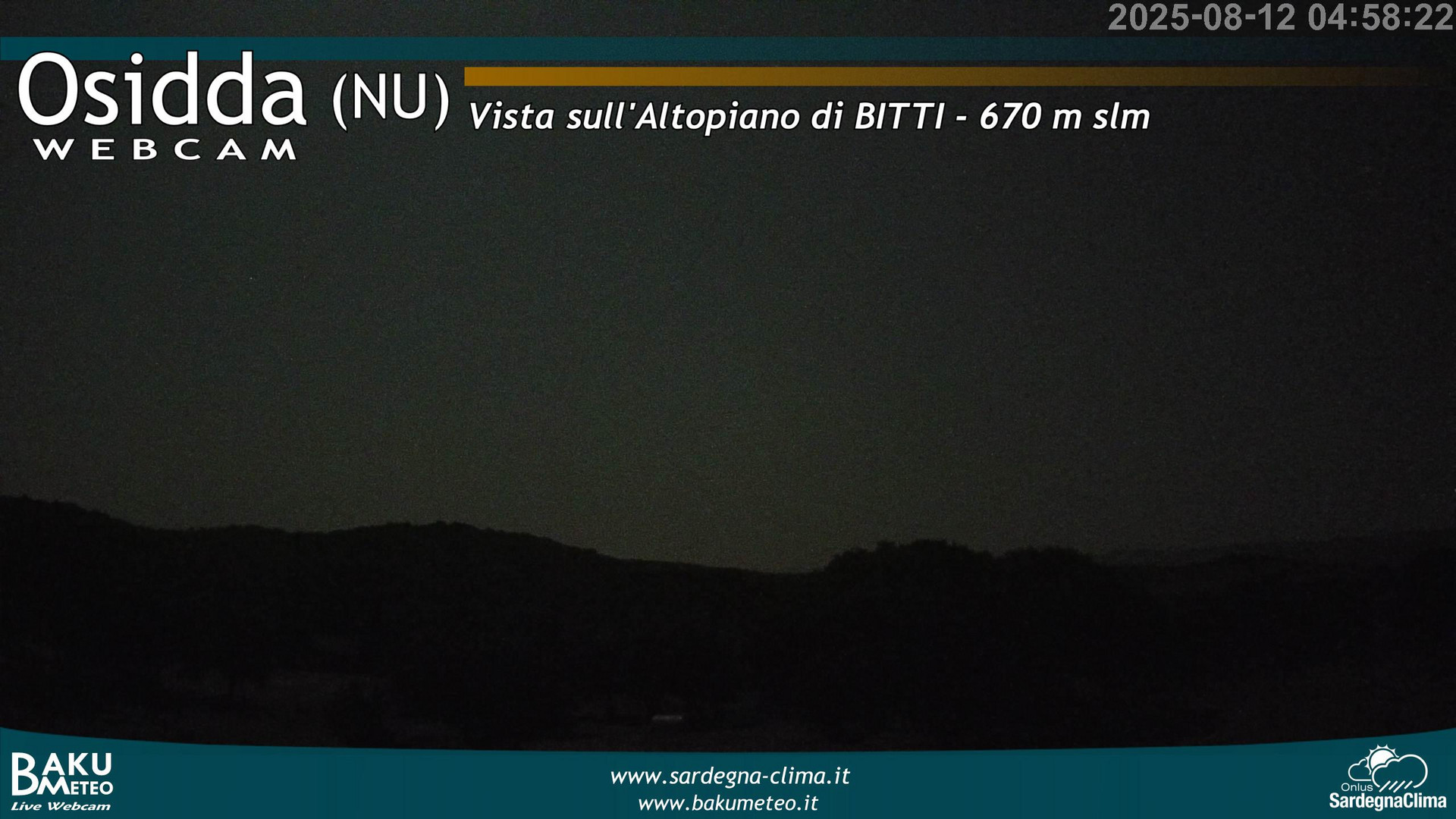 time-lapse frame, Osidda webcam