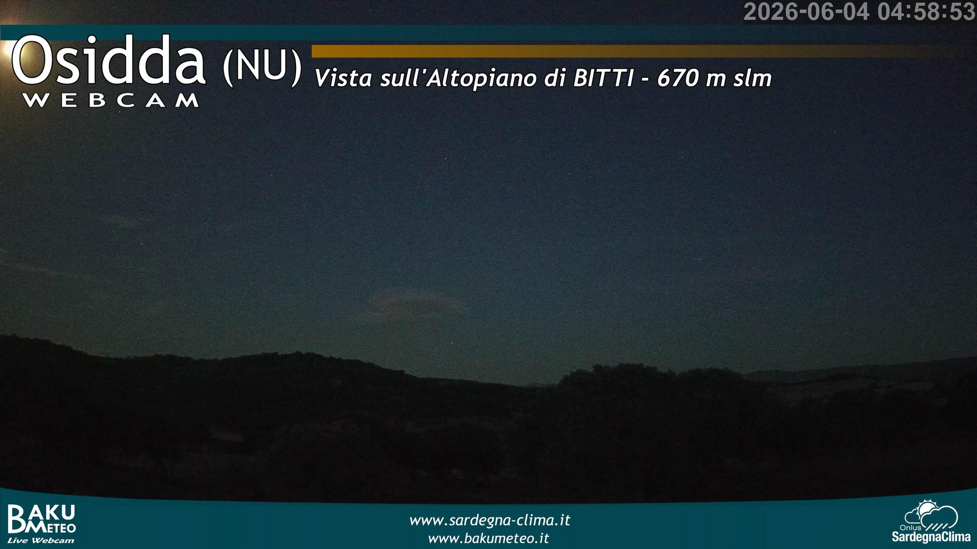 time-lapse frame, Osidda webcam
