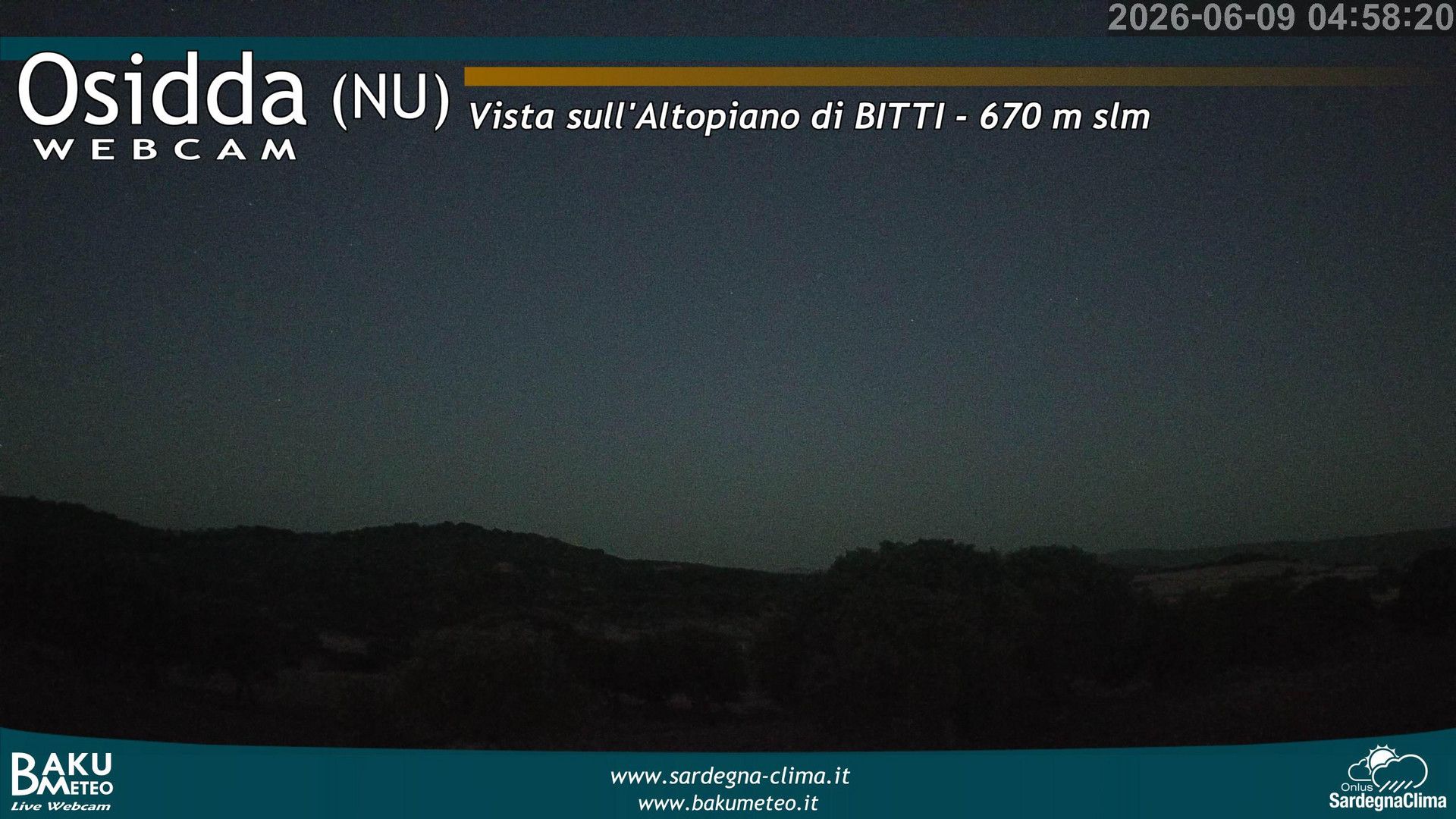 time-lapse frame, Osidda webcam