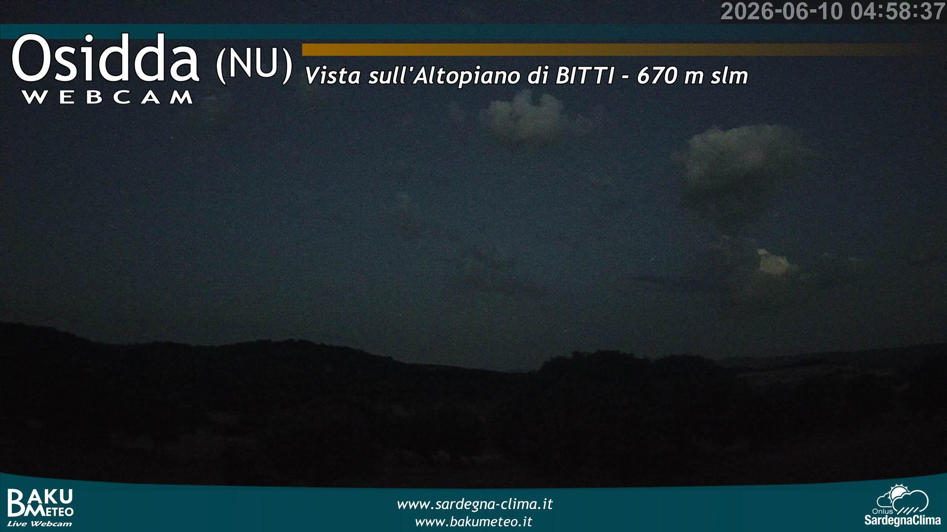time-lapse frame, Osidda webcam
