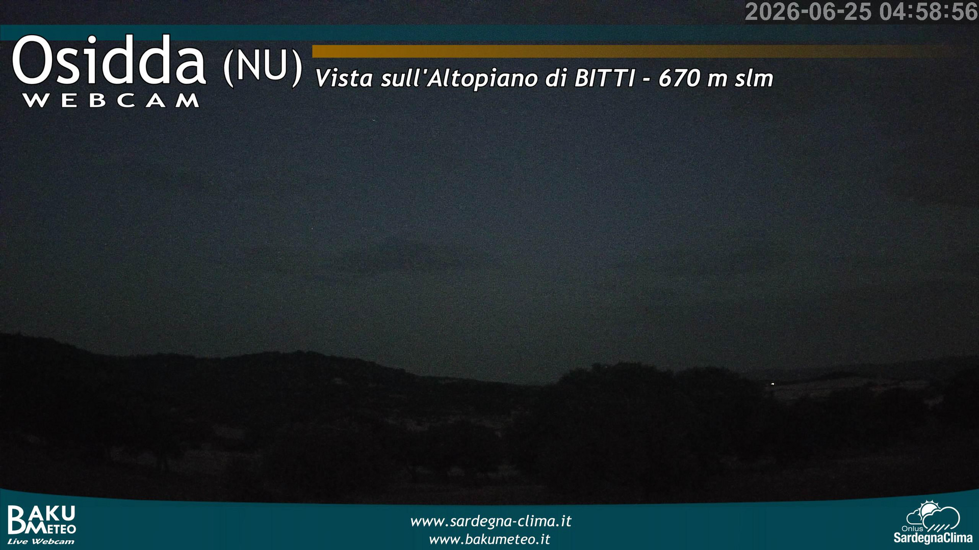 time-lapse frame, Osidda webcam