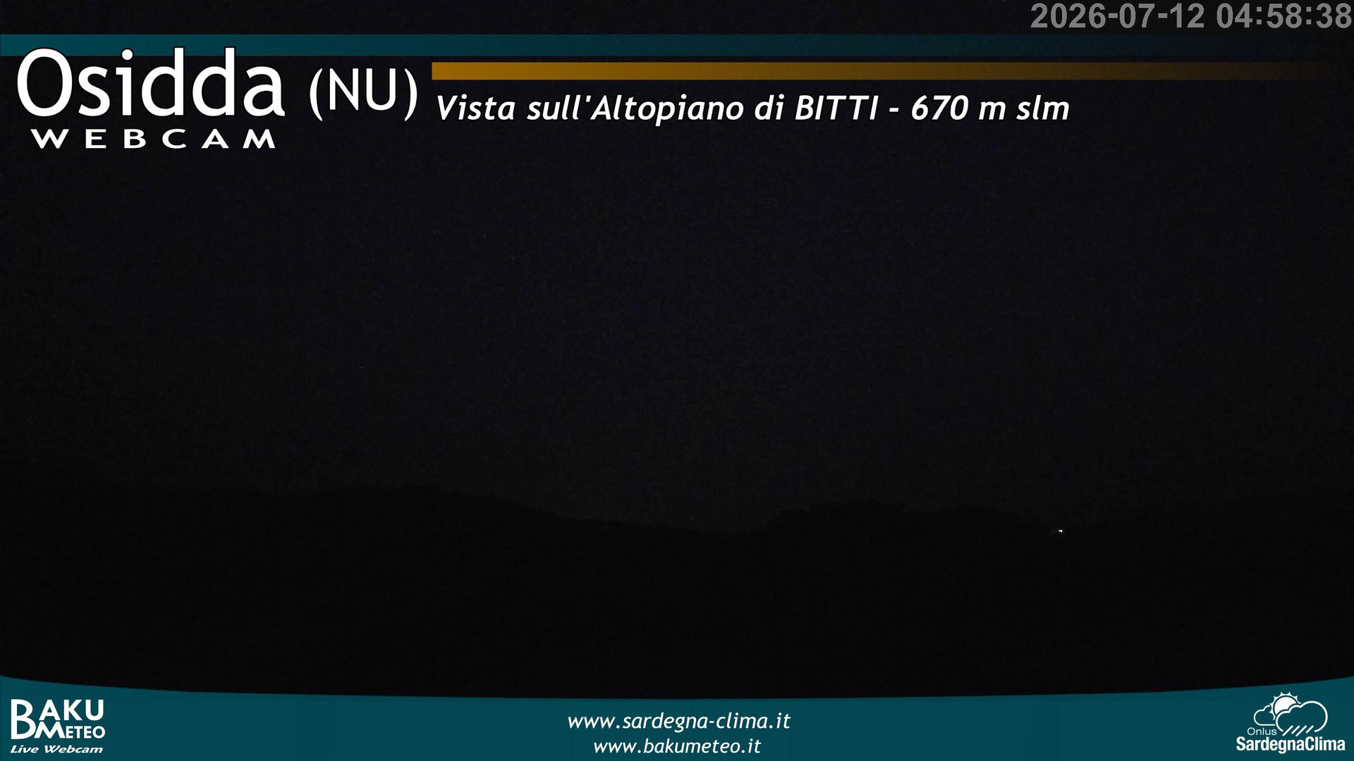 time-lapse frame, Osidda webcam